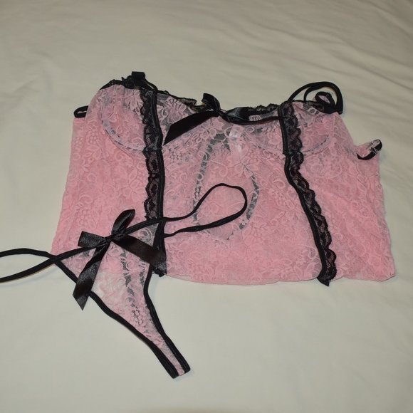 Fantasy Lingerie Chemise Set NWOT - Picture 9 of 9